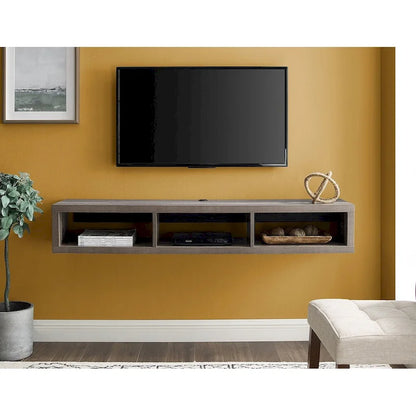 Wall Mounted TV Console Entertainment Center Wall Decor Shelve Storage