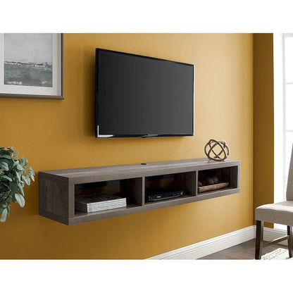 Wall Mounted TV Console Entertainment Center Wall Decor Shelve Storage