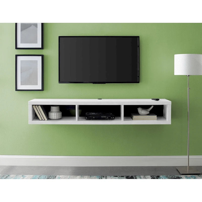 Wall Mounted TV Console Entertainment Center Wall Decor Shelve Storage