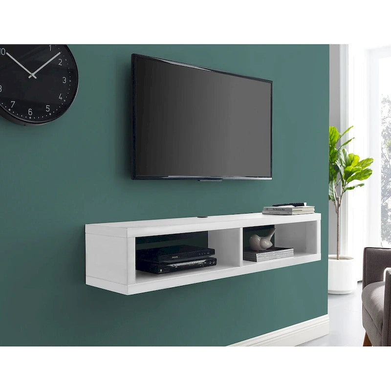 Wall Mounted TV Console Entertainment Center Wall Decor Shelve Storage