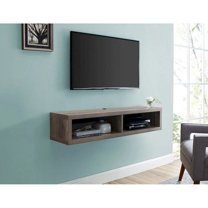 Wall Mounted TV Console Entertainment Center Wall Decor Shelve Storage