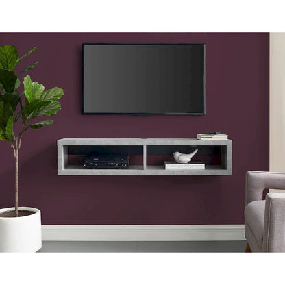 Wall Mounted TV Console Entertainment Center Wall Decor Shelve Storage