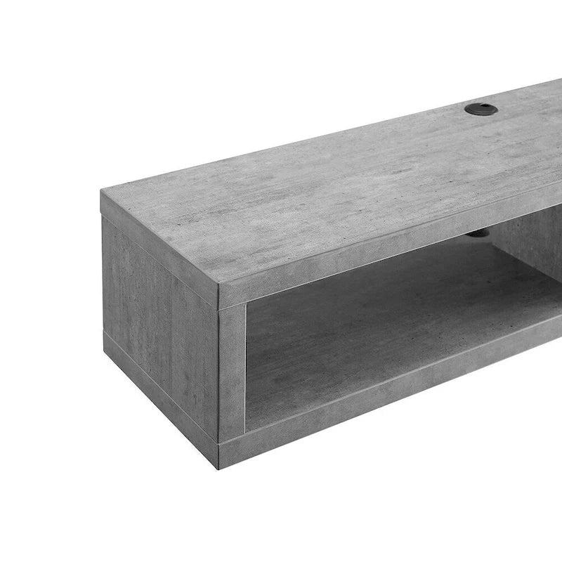 Wall Mounted TV Console Entertainment Center Wall Decor Shelve Storage