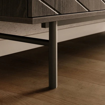 Studio London Amara 70.6 Media Console Oak Effect TV Stand