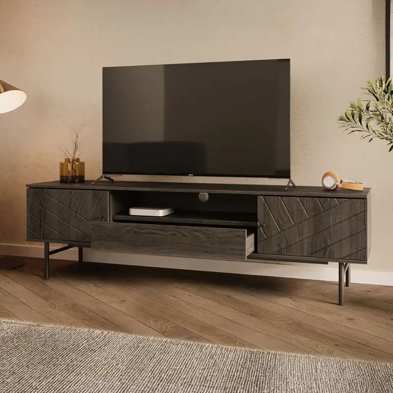 Studio London Amara 70.6 Media Console Oak Effect TV Stand