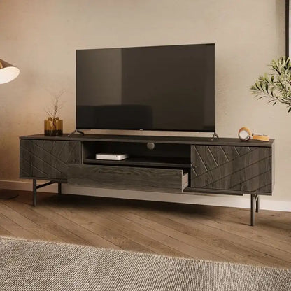 Studio London Amara 70.6 Media Console Oak Effect TV Stand