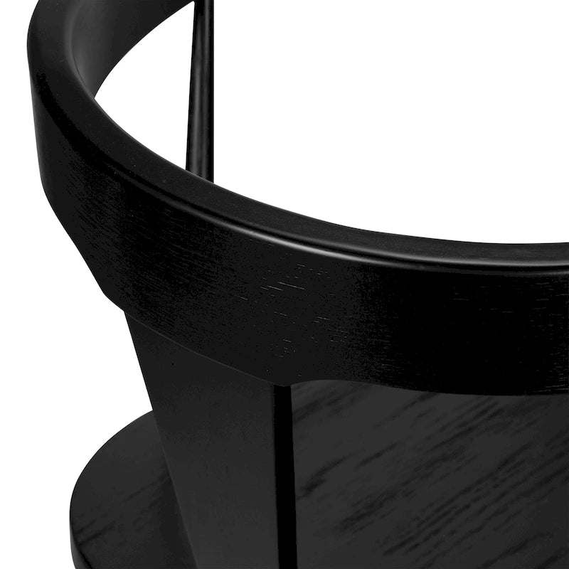 Poly & Bark Enzo Dining Chair - Solid Oak Wood