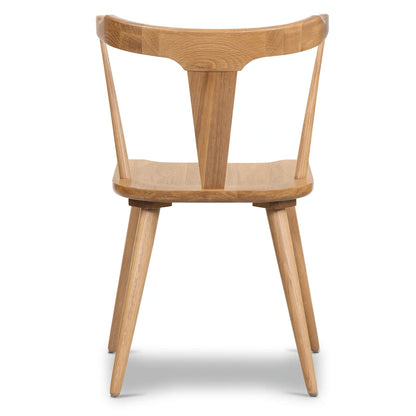 Poly & Bark Enzo Dining Chair - Solid Oak Wood