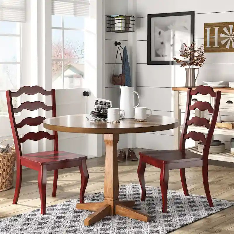 Eleanor Ladder Back Dining Chair (Set of 2) by iNSPIRE Q Classic