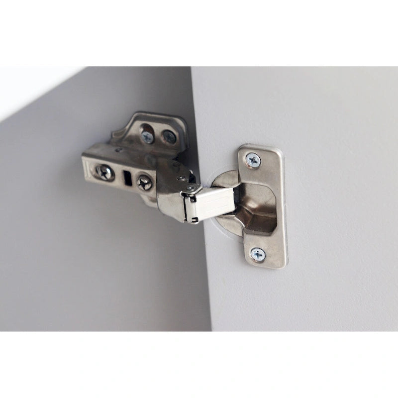 60-in Modern Blue/ Grey Lacquered 4 Door Wooden Sideboard Buffet Server Accent Storage Cabinet