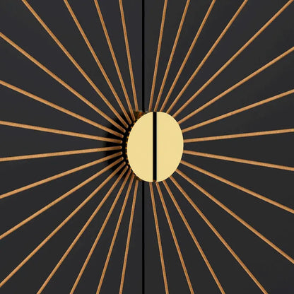 Sideboard Buffet Cabinet with Storage Four Door Adjustable Shelves Storage Cabinet Coffee Bar Cabinet