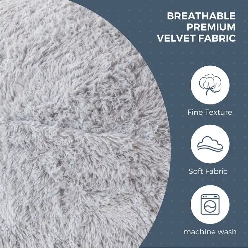 Big Convertible Bean Bag Folds from Lazy Chair to Floor Mattress Bed