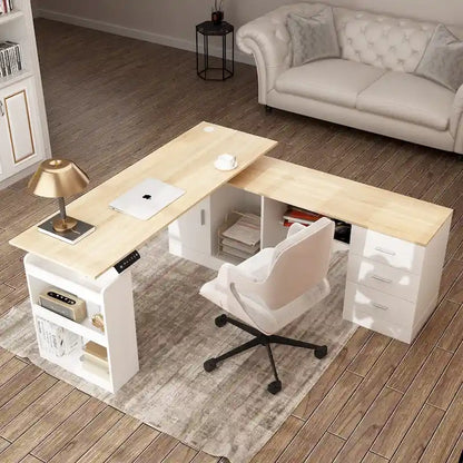 63W Versatile Standing Desk Aesthetic with Height Customization Table