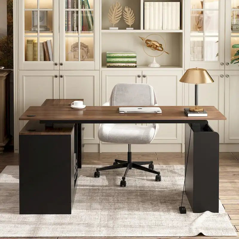 63W Versatile Standing Desk Aesthetic with Height Customization Table