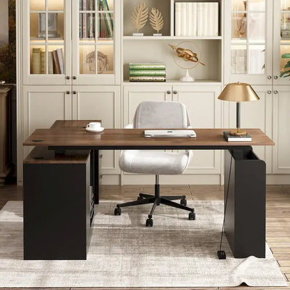 63W Versatile Standing Desk Aesthetic with Height Customization Table