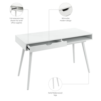 Bush Furniture Nora 54W Writing Computer Desk with Storage