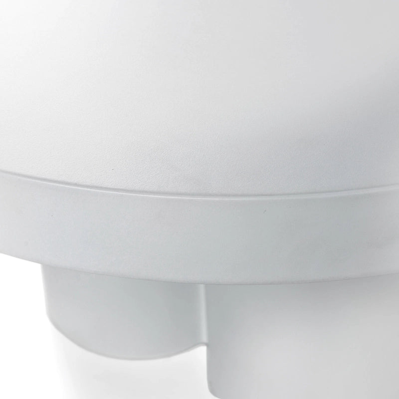 Modrest Bruni Modern White Concrete Coffee Table