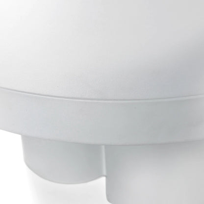 Modrest Bruni Modern White Concrete Coffee Table