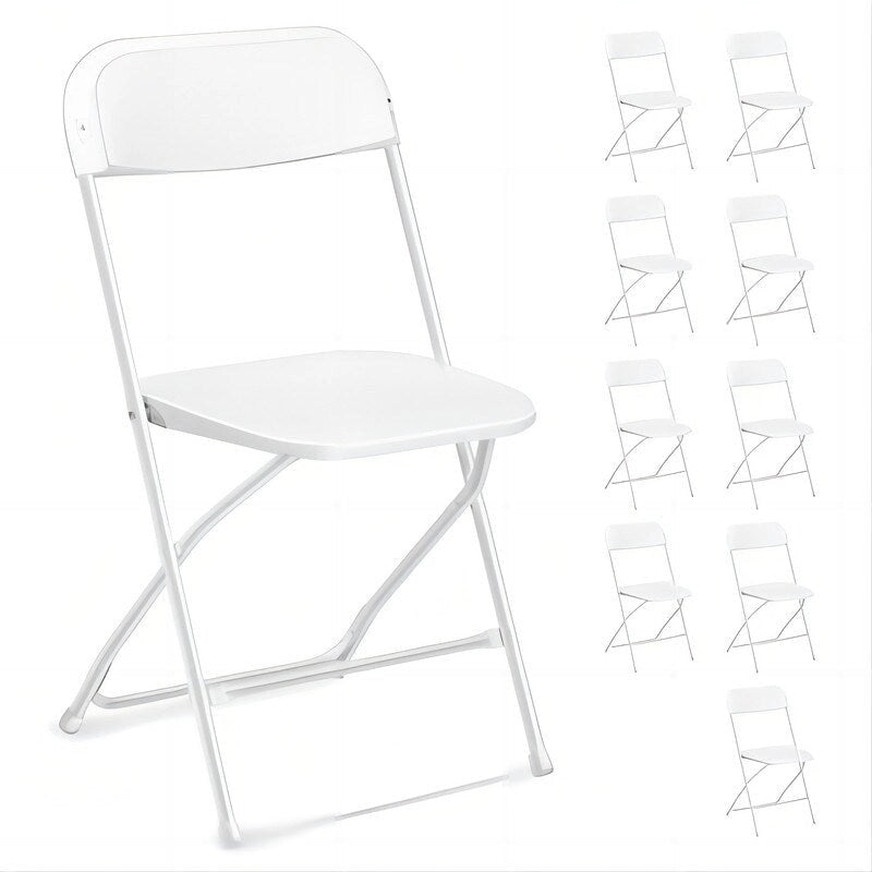 Plastic Folding School Conference Chair Set (Set of 10)