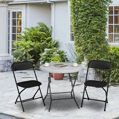 Plastic Folding School Conference Chair Set (Set of 10)