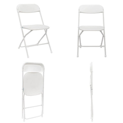 Plastic Folding School Conference Chair Set (Set of 10)