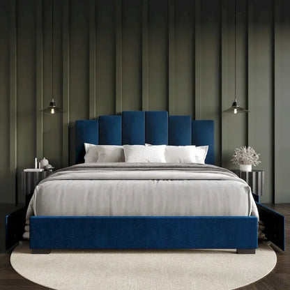 Yuma Full Upholstered Storage Platform Bed