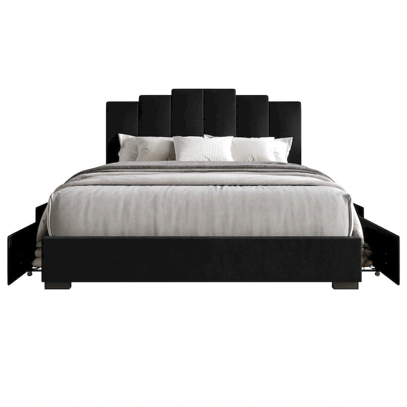 Yuma Full Upholstered Storage Platform Bed