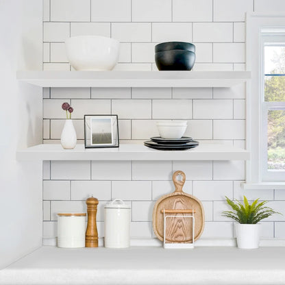 Sorbus Long Floating Shelves for Wall Set of 2 - 35L x 9W x 1.5H