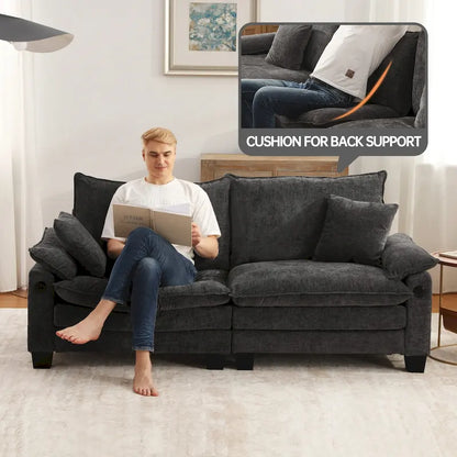 Living Room Furniture Sets, Modular Sectional Sofa Set with Ottoman for Living Room, Convertible Sofa Couch