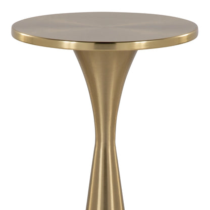 Silver Orchid Monroe 22 Metal Side Table