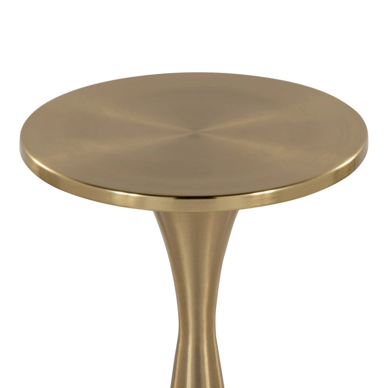 Silver Orchid Monroe 22 Metal Side Table