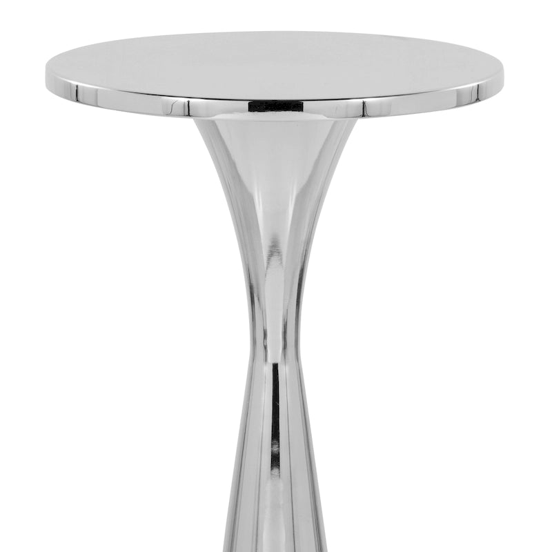 Silver Orchid Monroe 22 Metal Side Table