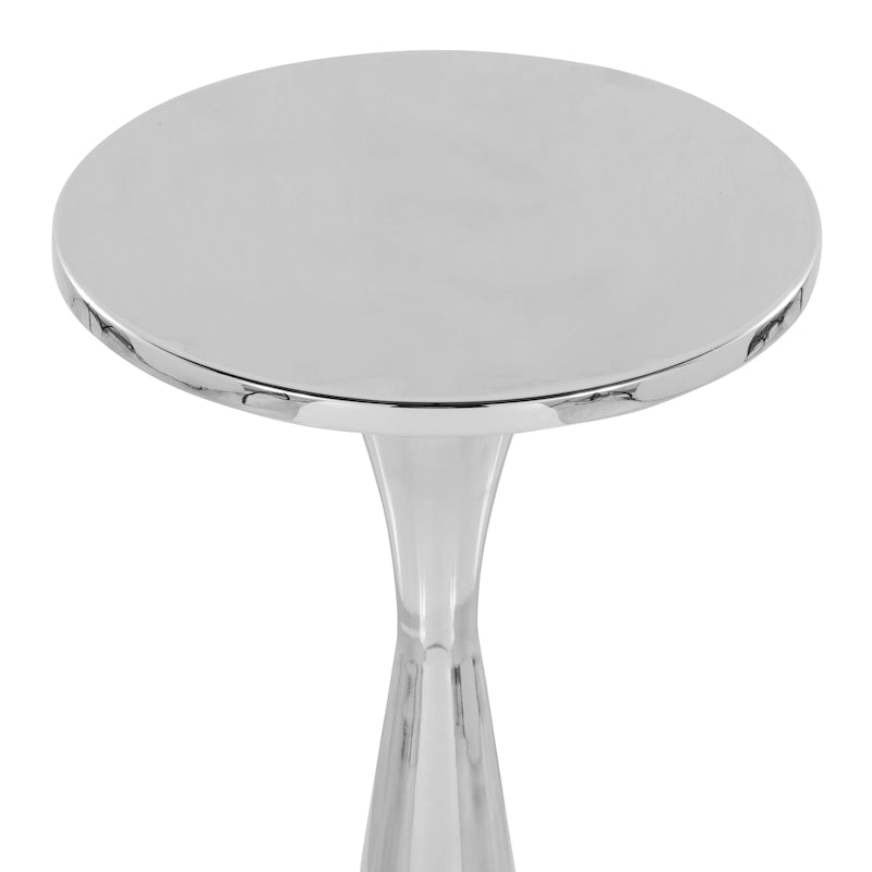 Silver Orchid Monroe 22 Metal Side Table