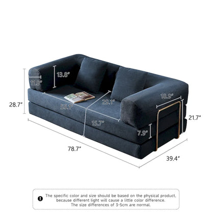 JASIWAY Modern Vintage Convertible Sleeper Sofa Bed
