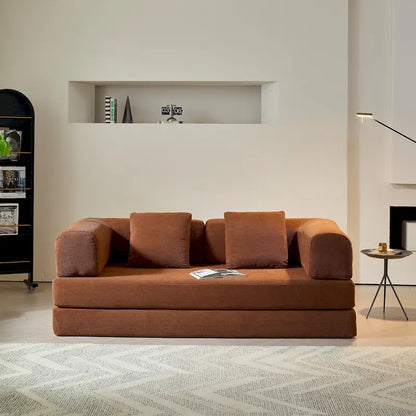 JASIWAY Modern Vintage Convertible Sleeper Sofa Bed