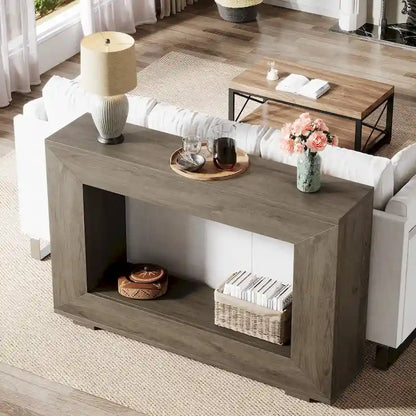 47 Inches Rustic Sofa Table for Entryway, Hallway and Living Room