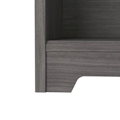 Bush Furniture Cabot 52W Standing Corner Desk with Shelves