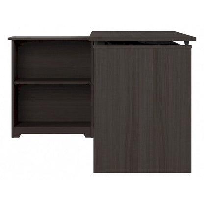 Bush Furniture Cabot 52W Standing Corner Desk with Shelves