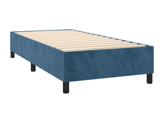 Doucezen bed base and mattress with dark blue LED light, 80x200 cm