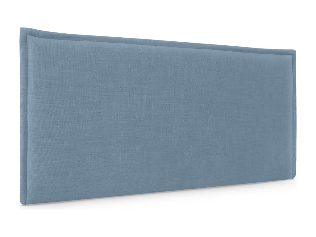 Homzora Smooth Natural Linen Headboard with Padding 110x50cm Beds 105 - Blue