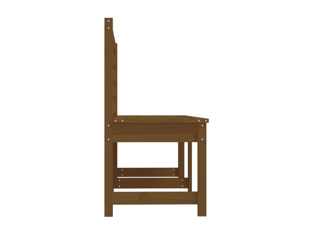 Garden bench, brown wood furniture, 157.5x48x91.5 cm, 02 0011744