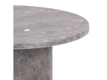 Doucezen coffee table side table 50cm brown marble.