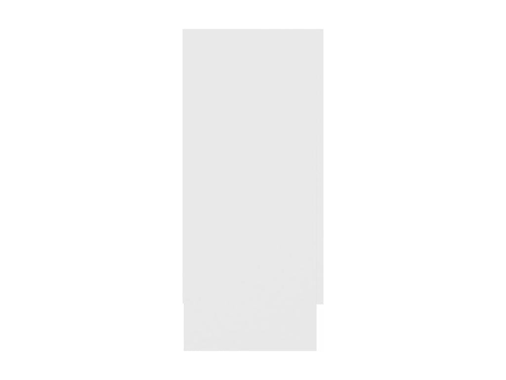 White sideboard 120x30.5x70 cm Engineered wood