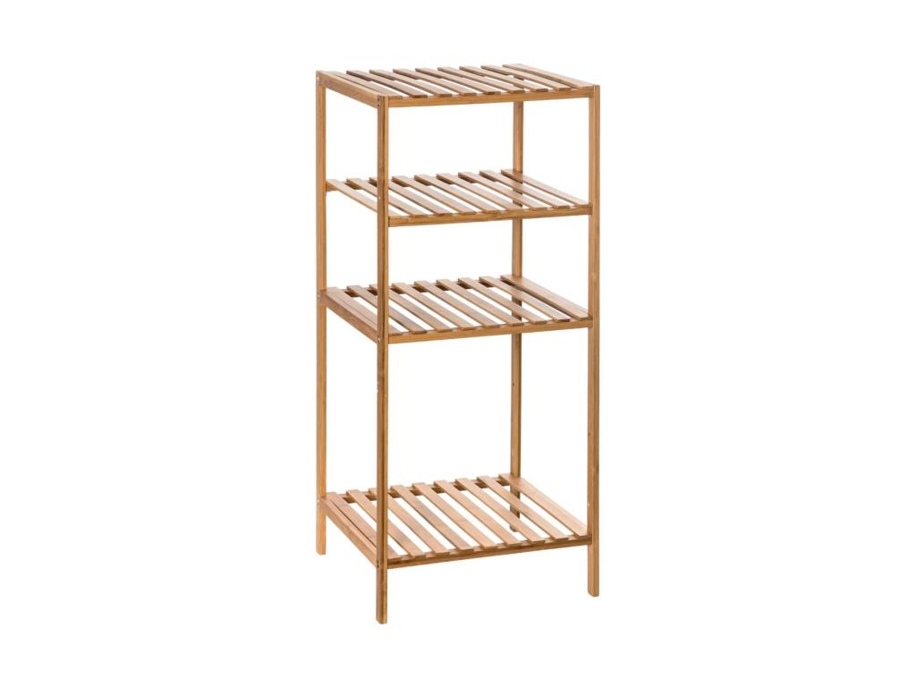 Homzora 3-Compartment Shelf 77cm Natural