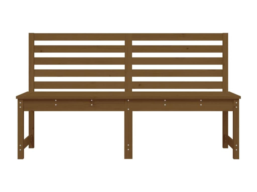 Garden bench, brown wood furniture, 157.5x48x91.5 cm, 02 0011744