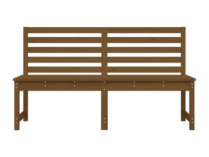 Garden bench, brown wood furniture, 157.5x48x91.5 cm, 02 0011744