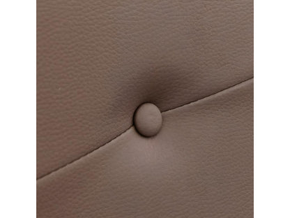 Chocolate brown imitation leather headboard - L- 110 x D- 4 x H- 55 cm