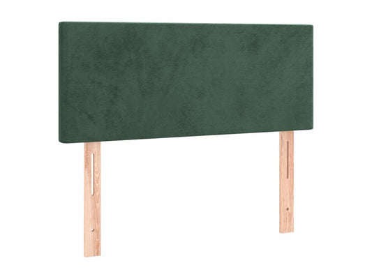 Dark Green LED Headboard 80x5x78/88 cm Velvet