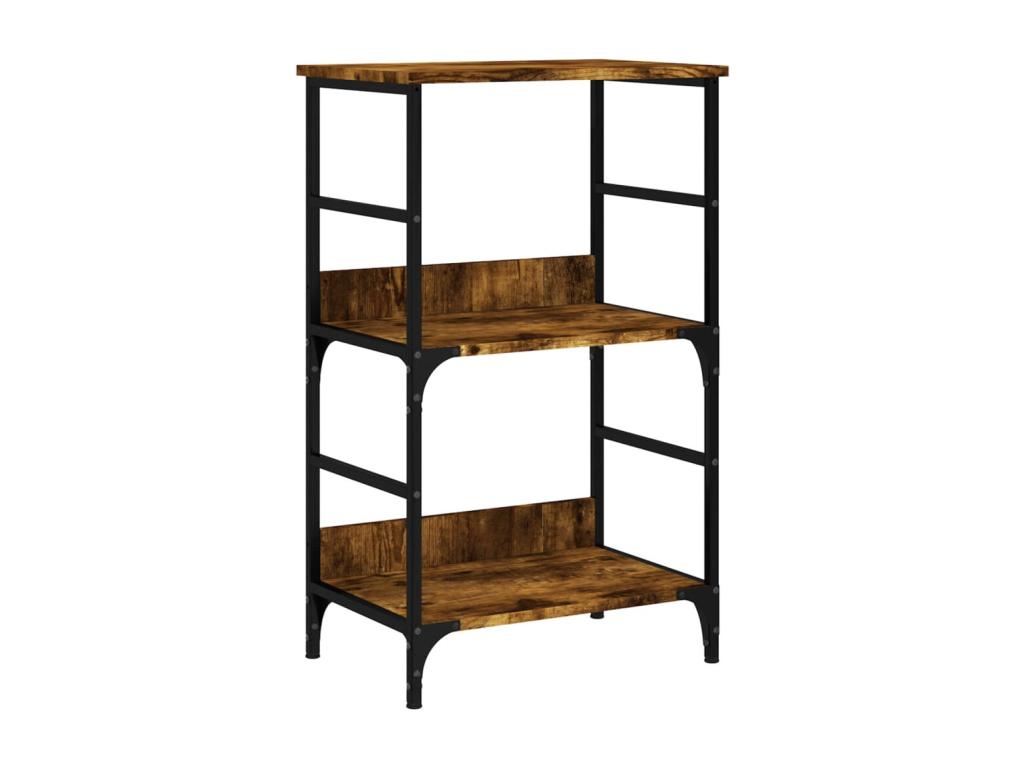 Homzora oak bookcase, 50x33x82 cm, engineered wood