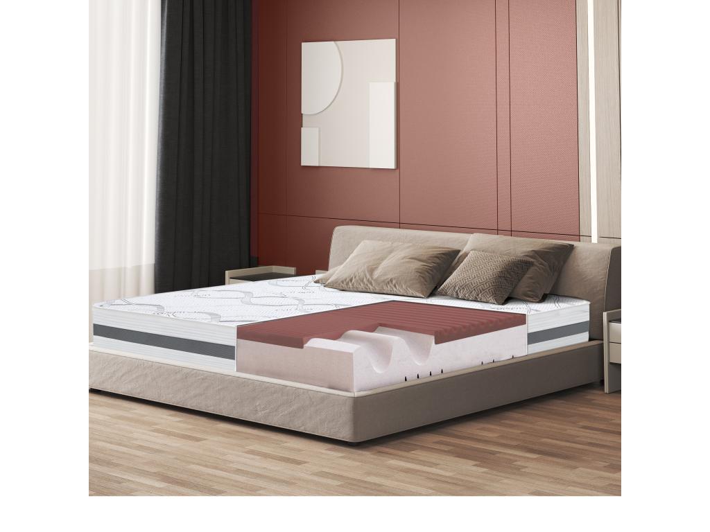 Single 80x175 Memory Foam Mattress - Premium Quality - Height 27 cm - Made in Italy